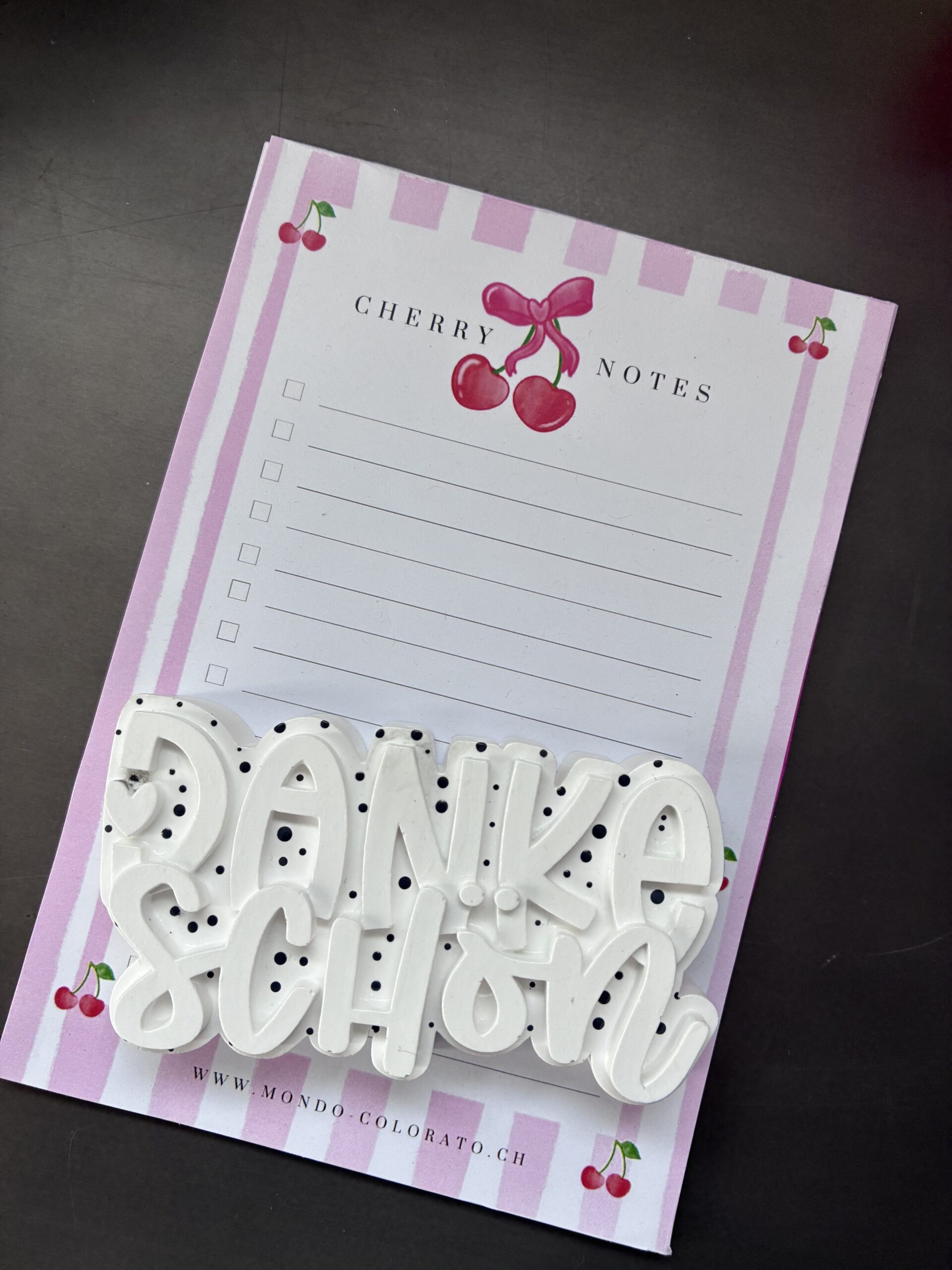 A5-Notizblock: Cherry Notes – Bild 2