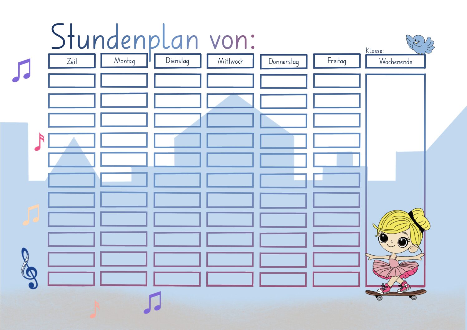 Stundenplan: Ballerina